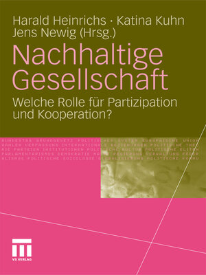cover image of Nachhaltige Gesellschaft